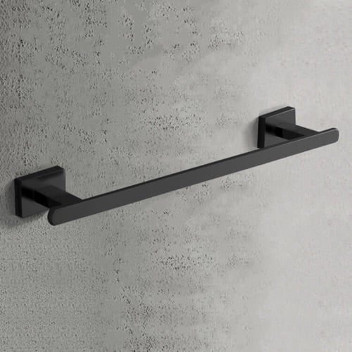 Towel Bar, 12 Inch, Matte Black Nameeks NCB61